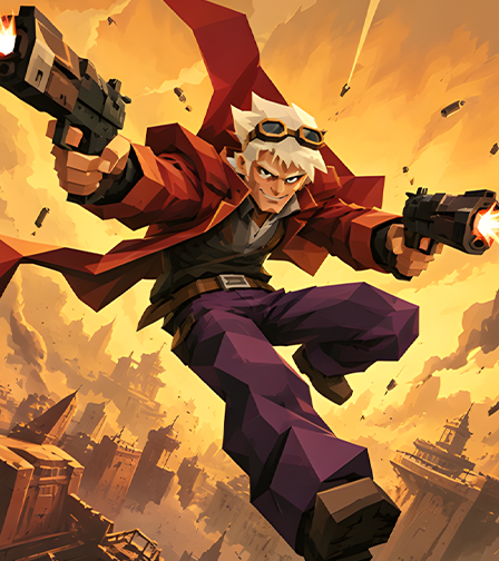 Orbit Hero:Twin Guns Main Illustration