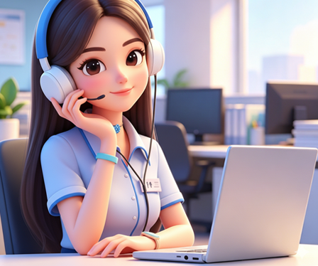 Cute pets in an envelope saying hi